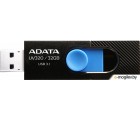 Usb flash  A-data DashDrive UV320 32GB Black/Blue (AUV320-32G-RBKBL)