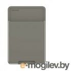    Baseus Back Stick Silicone Card Bag Dark Grey ACKD-A0G