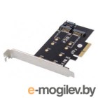  ExeGate EXE-509 M.2 B key + M.2 M Key -> PCI-Ex4/SATA