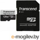   microSD 128GB Transcend microSDXC Class 10 UHS-I U1, High Endurance, (SD ), R/W: 100/45 MB/s, 3D TLC