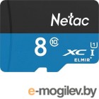   microSDHC 8GB Netac P500 <NT02P500STN-008G-S>  ( SD ) 80MB/s