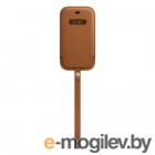 - MagSafe  iPhone 12 mini iPhone 12 mini Leather Sleeve with MagSafe - Saddle Brown