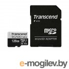   128Gb - Transcend MicroSDXC 340S Class 10 UHS-I U3 V30 A2 TS128GUSD340S   SD (!)