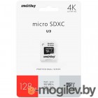 128Gb - SmartBuy MicroSDXC Class10 Pro U3 SB128GBSDCL10U3-01 (!)