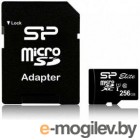 256Gb - Silicon Power Elite MicroSDXC Class 10 UHS-I SP256GBSTXBU1V10 (!)