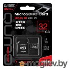   Qumo microSDHC (Class 10) 32GB (QM32GMICSDHC10U3)