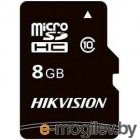   microSDHC 8Gb Class10 Hikvision HS-TF-C1(STD)/8G/Adapter C1 + adapter